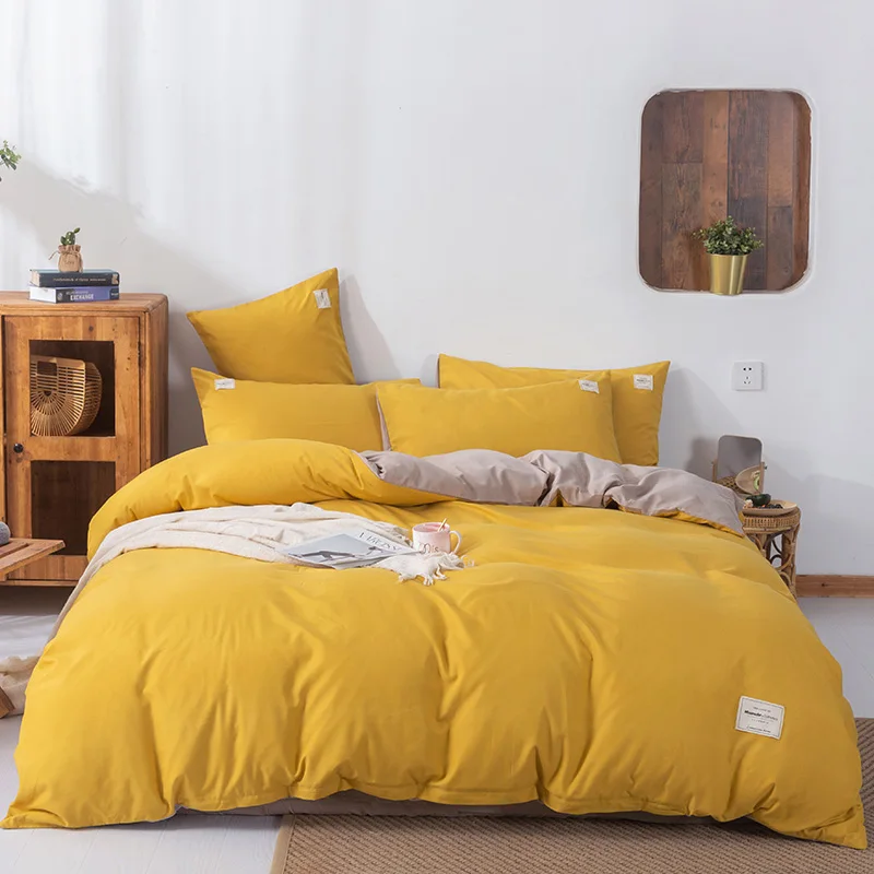 Домашний текстиль Комплект постельного белья однотонный пододеяльник