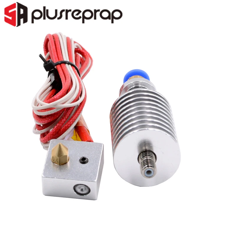 V5 j-головка Hotend Боуден экструдер с 0,2 0,3 0,4 0,5 мм сопло нагреватель термистор теплоотвод для 1,75 нити 3d части принтера