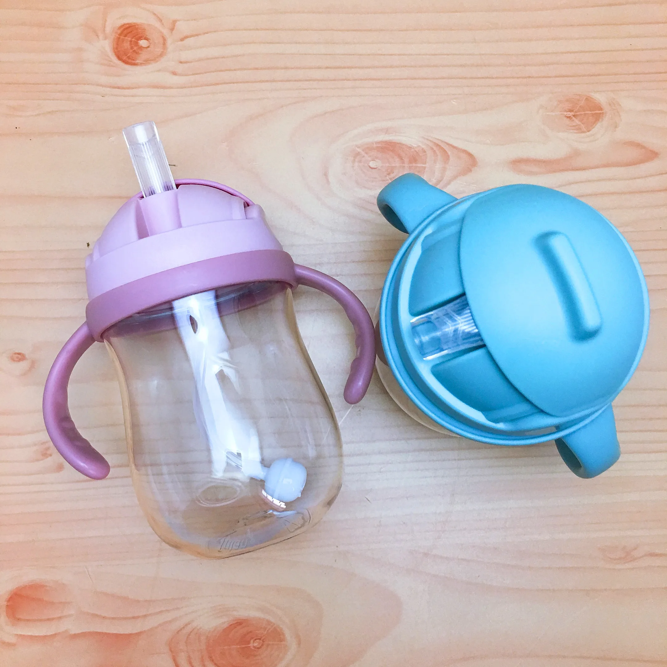 Милая детская соломенная бутылка для воды силиконовая кормления младенцев со