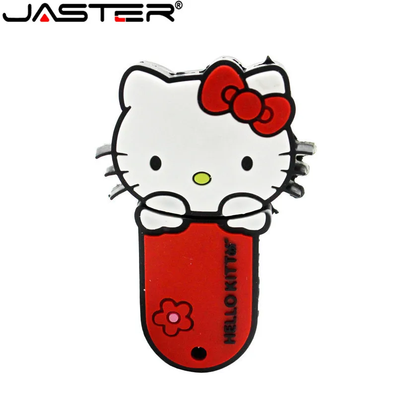 JASTER новый оптовый стиль 5 видов цветов Hello Kitty USB флэш накопитель кошка специальный