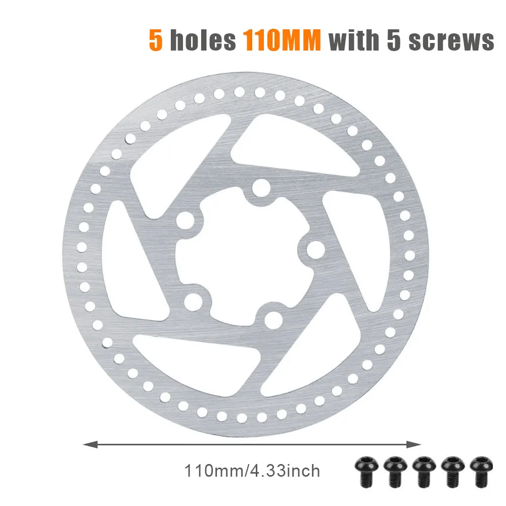 110mm 120mm Brake Disc Rear Wheel Xiaomi Mijia Electric Scooter M365 With Hole  Disc 5 Holes Disc Brake for Electric Scooter