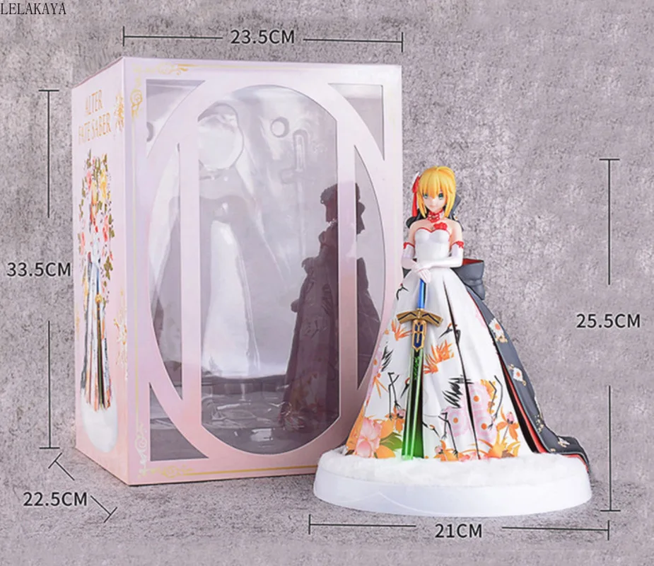 Альтер из новеллы Fate Grand Order Saber Arturia кимоно Ver. Аниме ПВХ фигурка Arutoria Pendoragon свадебное платье Коллекция игрушек 25,5 см