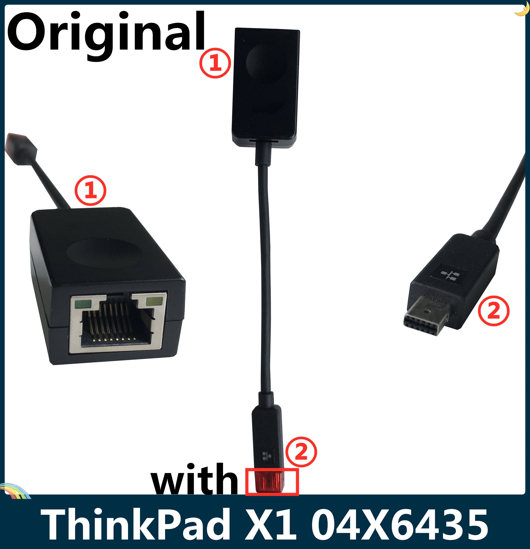 LSC Новый адаптер удлинительного кабеля для ThinkPad X1 Carbon Ethernet 4X90F84315 04X6435