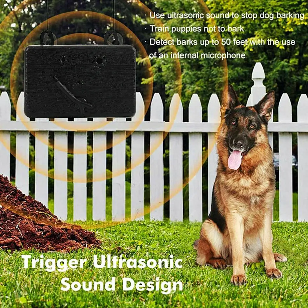 

Ultrasonic Anti-Barking Device Pet Dog Bark Control Sonic Silencer Tools Outdoor Dog Training Accessories Barking Control Device