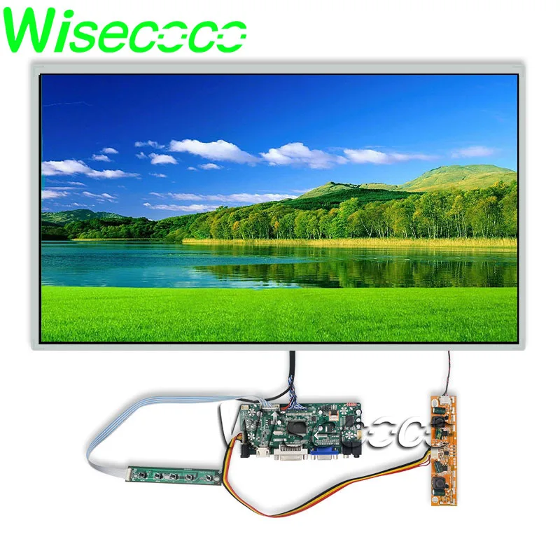Wisecoco 23 8 дюймов 1920x1080 fhd IPS ЖК экран HDMI VGA DVI LVDS плата управления для настольного