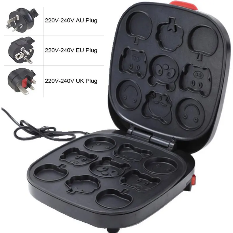 

Mini Electric Walnut Cake Maker Automatic Nut Waffle Bread Machine Sandwich Iron Toaster Baking Breakfast Pan Oven EU plug