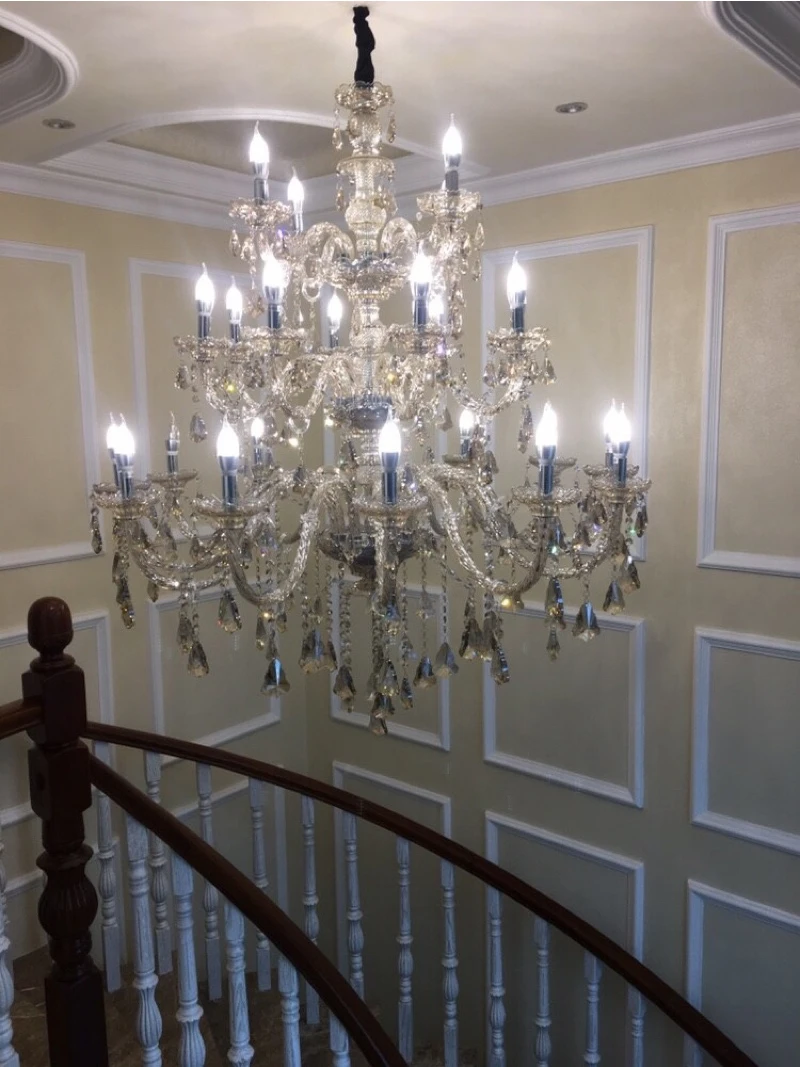 Классические светильник ящиеся Современные хрустальные люстры