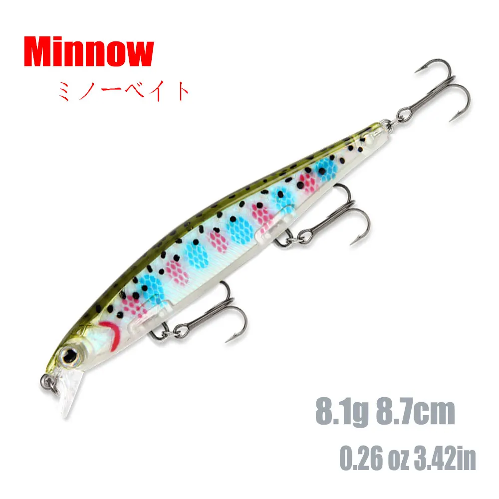 Рыбалка lure11cm/13g phantom Minnow моделирование рыбьей чешуи искусственный воблер