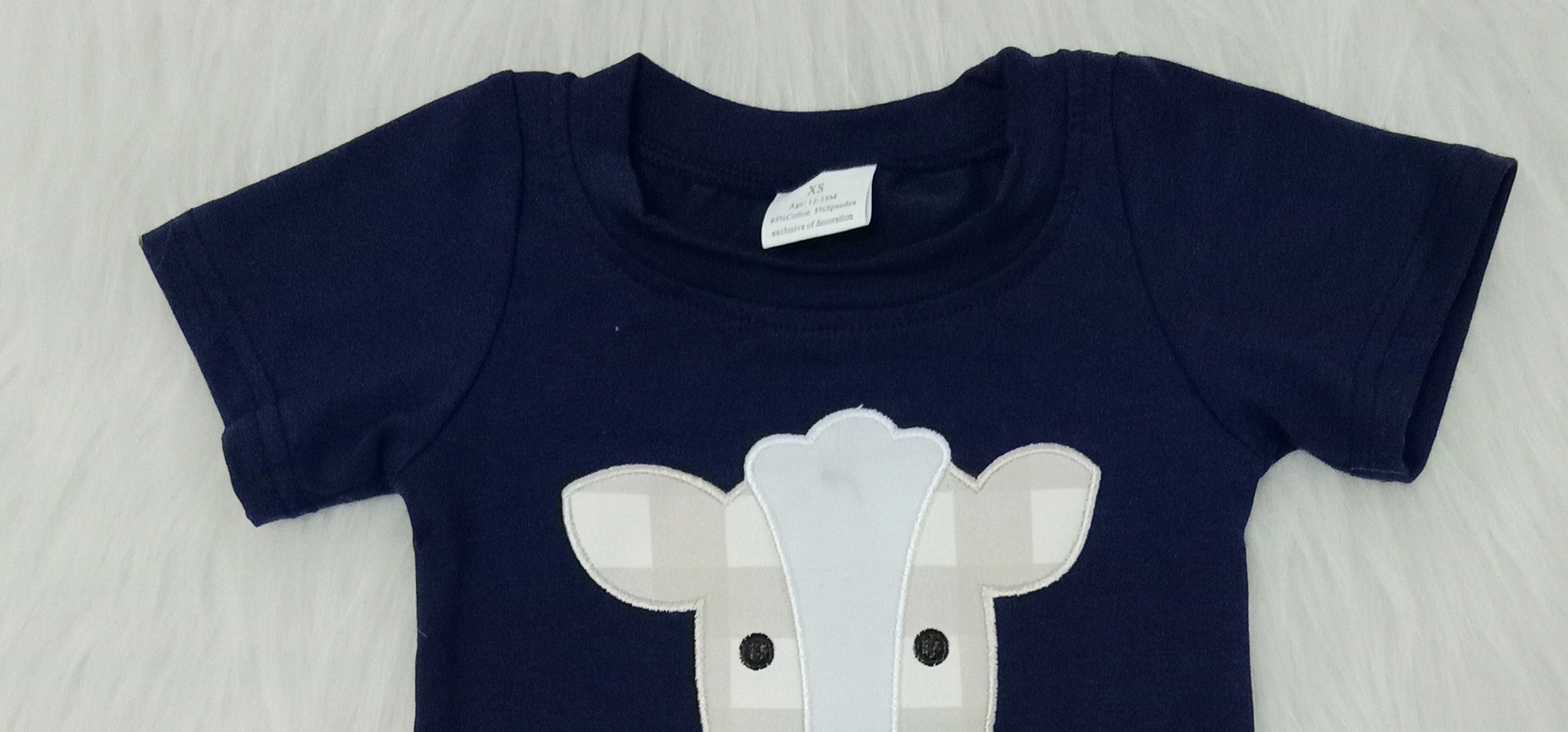 Одежда для новорожденных девочек топ с вышивкой ягненка сетчатые брюки одежда