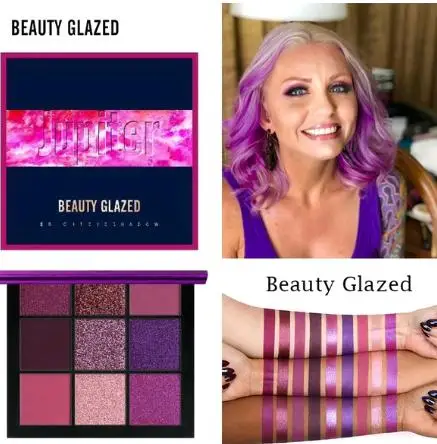 9 стиль палитра теней для век видов цветов псевдо блестки матовые тени стойкий