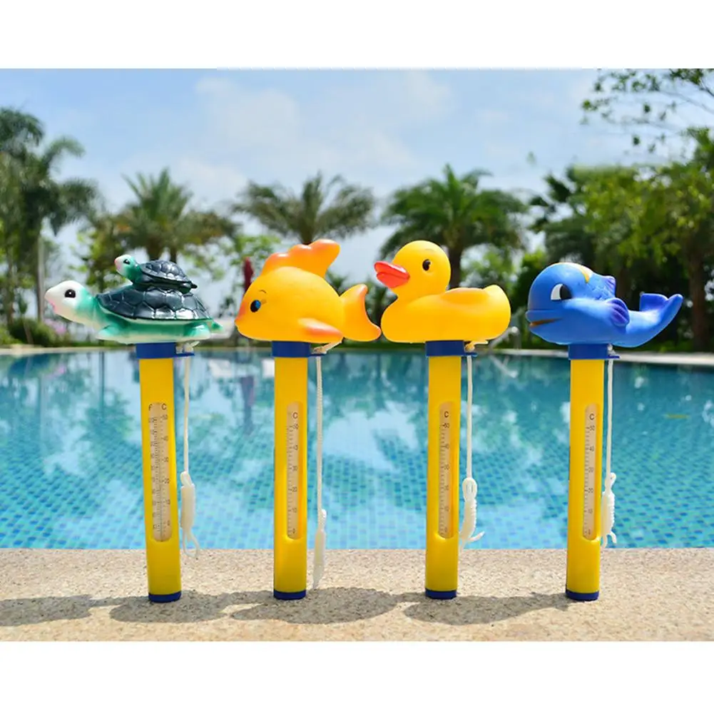 Термометр для плавательного бассейна мультяшный термометр воды Акула утка