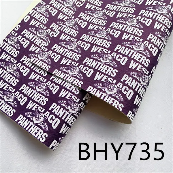 BHY735 A4 спортивный мультфильм печати искусственная кожа для DIY аксессуары BHY735 - Цвет: BHY735