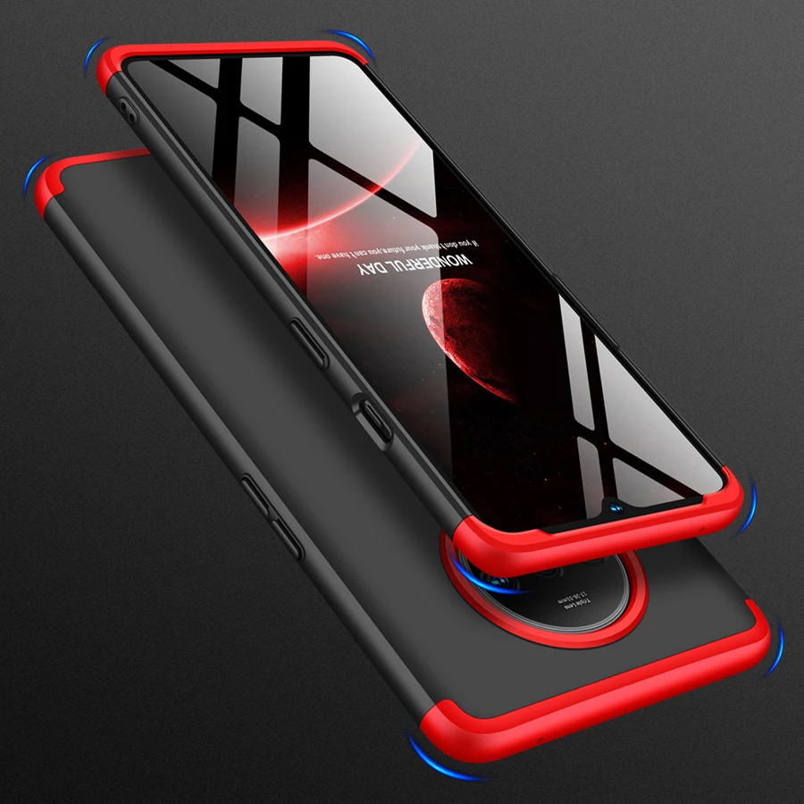 KEYSION 3 в 1 чехол для телефона OnePlus 7T 7 Pro 360 полная защита ультра тонкий жесткий ПК