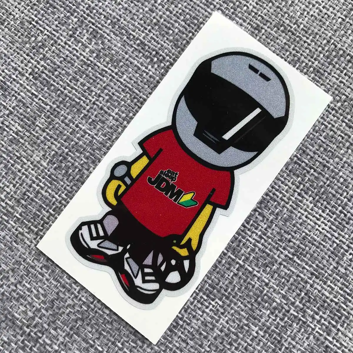 Светоотражающая мотоциклетная JDM наклейка на шлем Автомобильный Стайлинг