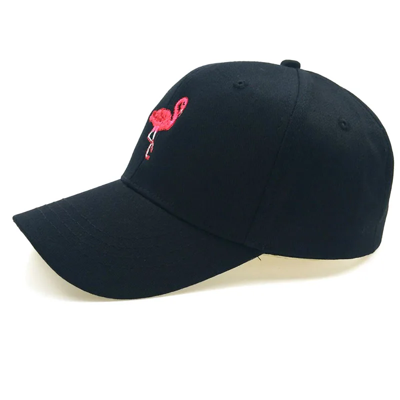 LA Новая мода унисекс Snapback Защита от Солнца шляпа Фламинго вышивка хлопок