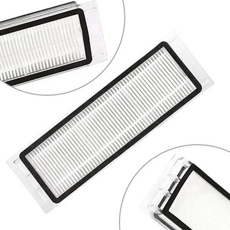 

2Pcs 6-Arms Side Brushes+1Pc Main Brush+2Pcs Hepa Filters for XIAOMI Vacuum 2 Roborock S50 Robot Vacuum Cleaner Parts