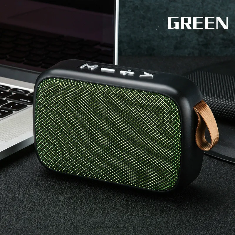 

New G2 fabric Bluetooth speaker Outdoor portable wireless hands-free card gift small stereo