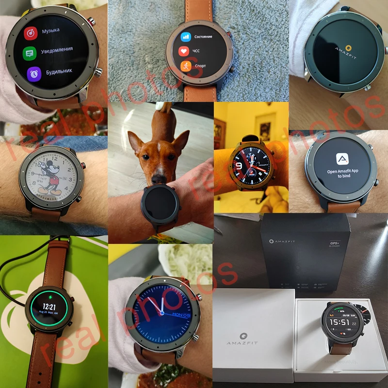 

Strava Amazfit GTR 47mm GPS Smart Watch 50ATM Waterproof AMOLED Screen 24Days Standby Compass Fitness Tracker Sports Smartwatch