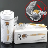 zgts 192 derma roller microneedling 0 20 250 5mm needles length titanium dermoroller microniddle roller for face hair growth