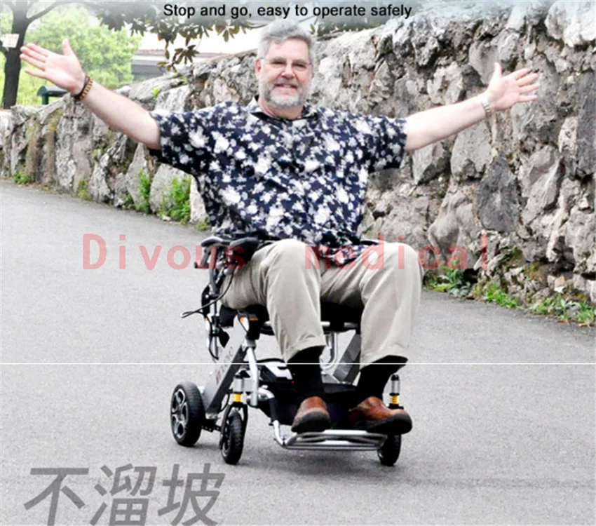 Хит продаж переносной Мощность литий Батарея складной отключить пожилой скутер