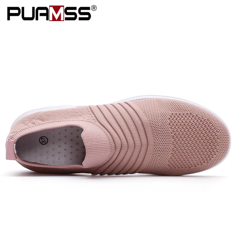 Весна 2020 Новинка Женская обувь Легкие ботинки Женские повседневные носки на