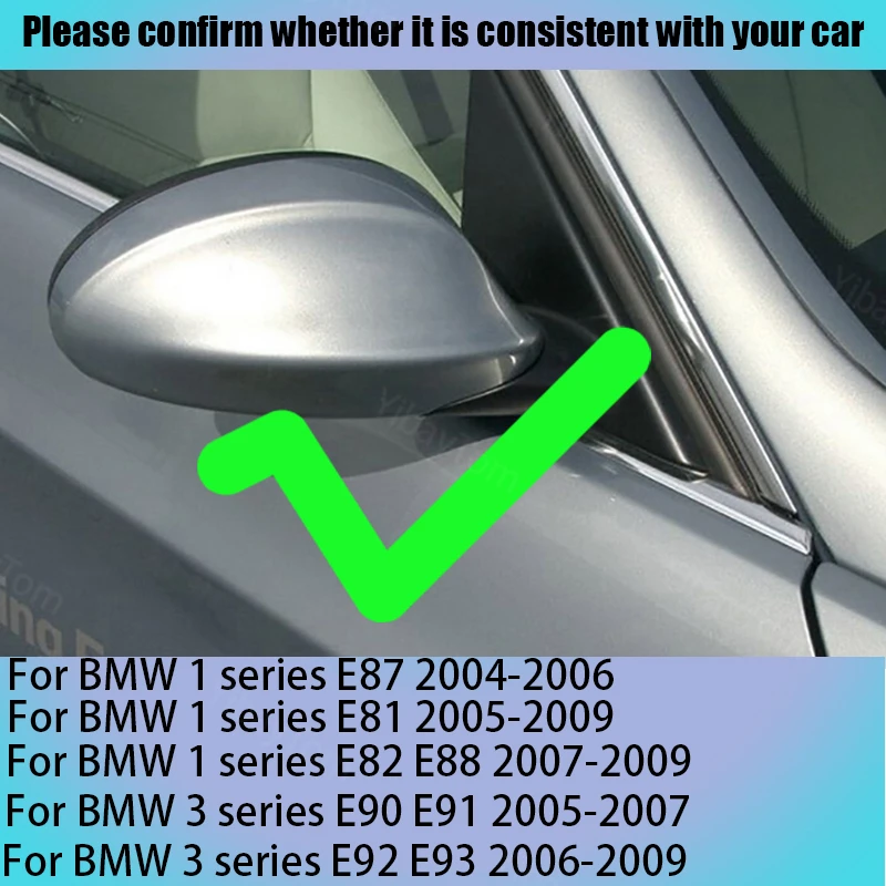 Замена боковых зеркал заднего вида 2 шт. колпачки из углеродного волокна для BMW 1 3