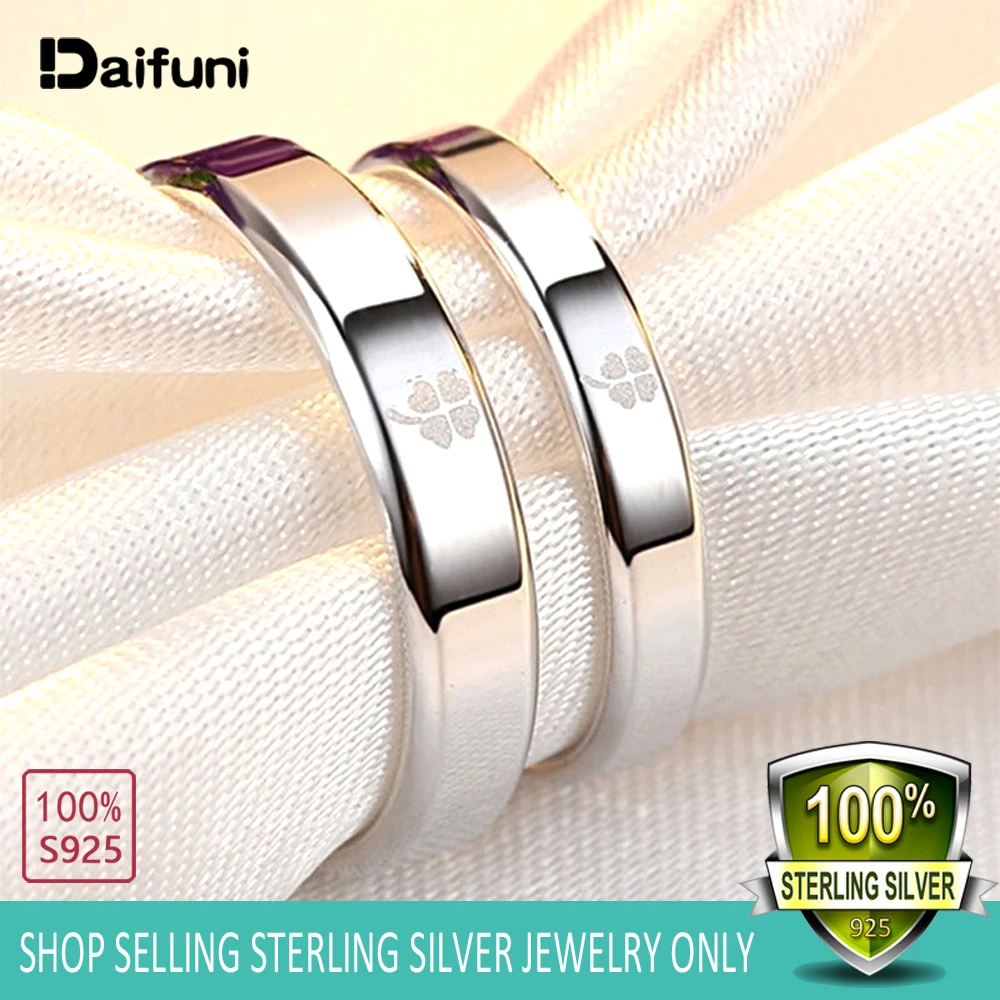 1 шт. кольцо для пары из стерлингового серебра 925 пробы модное ювелирное изделие