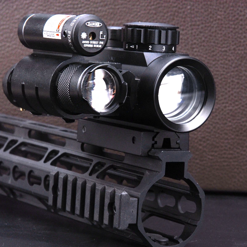 Охотничий оптический прицел Red Dot для 11 мм или 20 рельс с тактическим красным