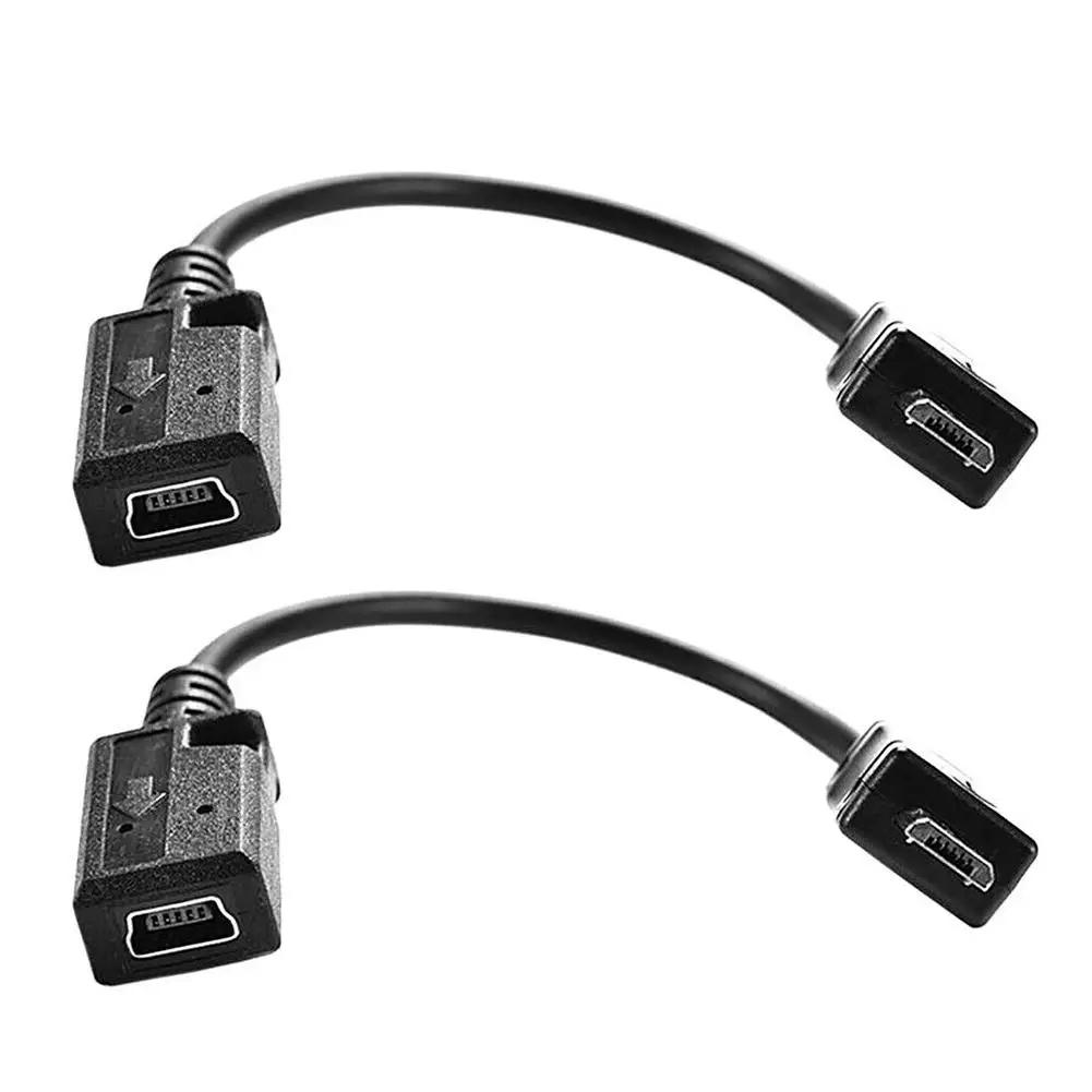 2 шт. 5 контактный переходник с Micro USB на Mini USB|Комплекты аксессуаров для телефонов| |