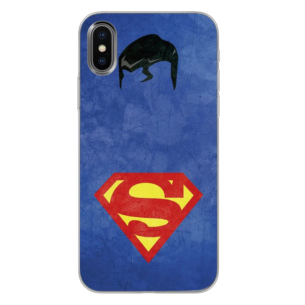 10 Бэтмен Супермен для Dc комиксов силиконовые чехлы для телефонов iPhone 5 5S SE 6 6s 7 8 Plus X XS Max XR задняя крышка - Цвет: 10
