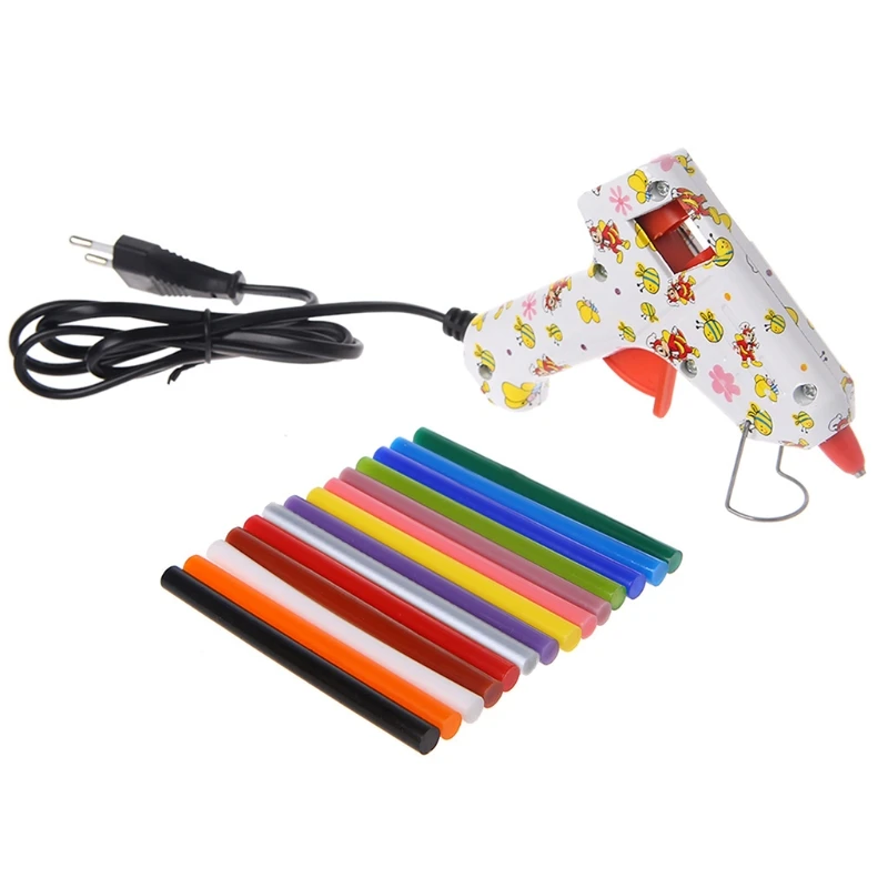 

5pcs Hot Melt Glue Stick Colorful 7x100mm Adhesive For DIY Craft Toy Repair Tool C7AC