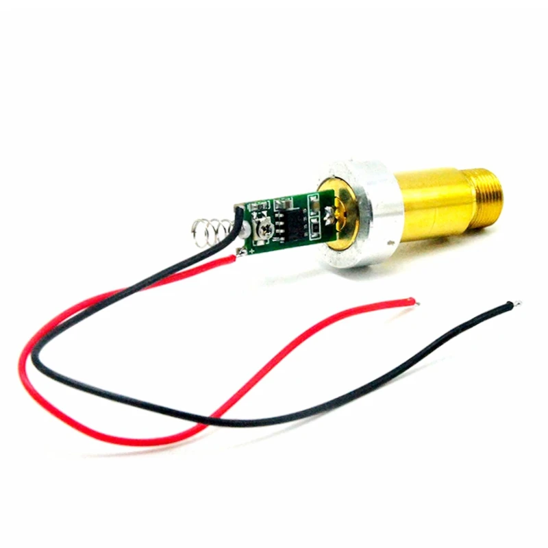 

Industrial LAB 532nm 50mw Green Light Laser Diode Dot Module 3.7V-4.2V with Aluminium Heatsink Light effect lamp