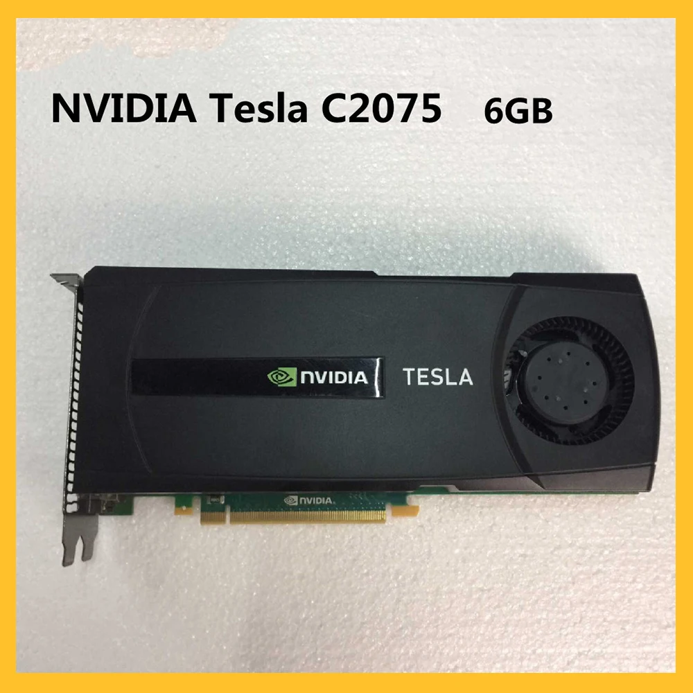 Оригинальная графическая карта Tesla C2075 6 ГБ для NVIDIA GPU ускорителя анализ моделей