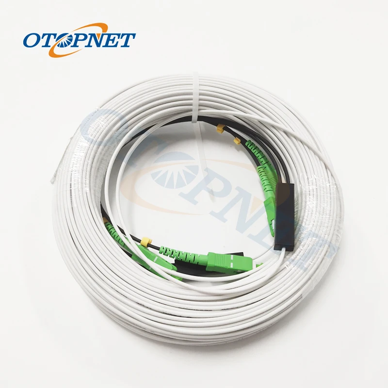 

SC APC соединитель одномодовый провод FTTH волоконно-оптический кабель Соединительный Перемычка 500 м