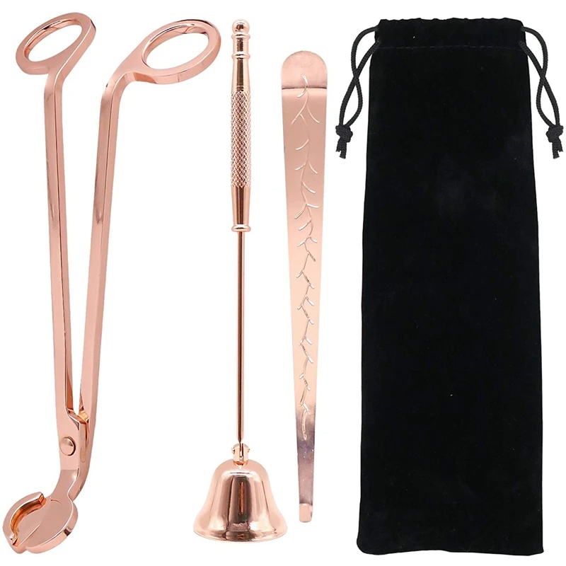 

Candle Wick Trimmer Set Candle Care Accessory Tools Candle Cutter,Candle Snuffer, Candle Wick Dipper for Candles Lovers