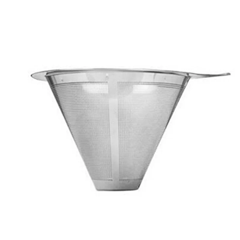 

Stainless Steel Mesh Pour Over Cone Coffee Dripper Filter Strainer Funnel UK STO