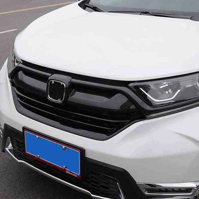 

Специально для Honda CRV 2017 2018 2019 2020 аксессуары для модификации передняя сторона средняя сетчатая отделочная лента в сборе
