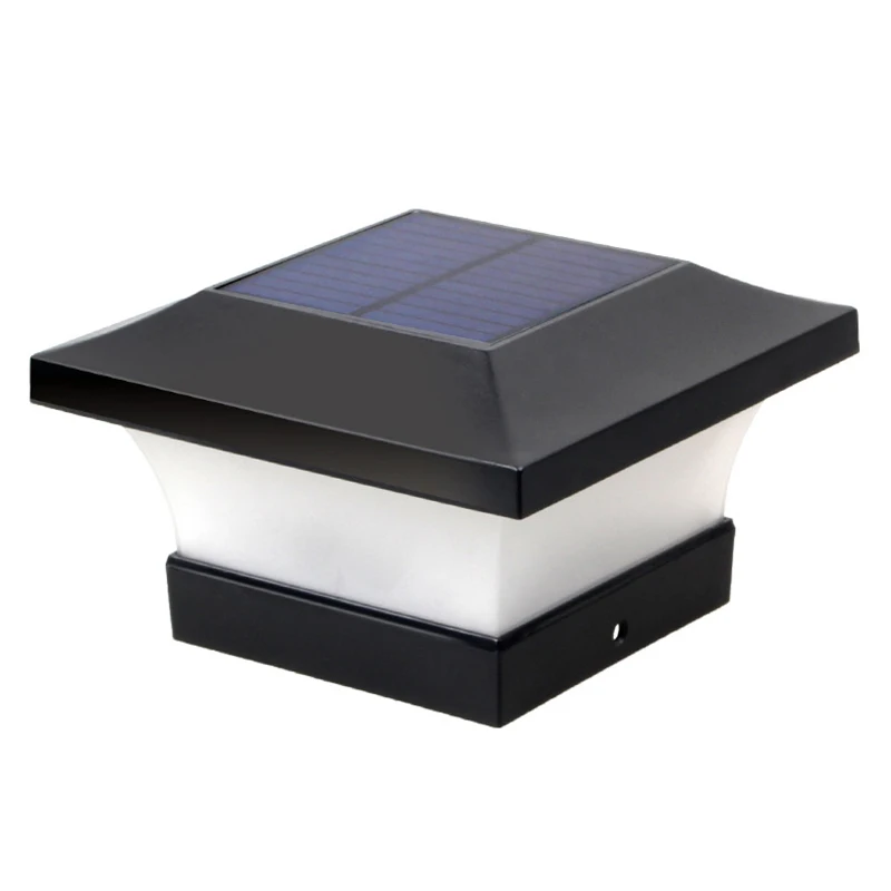 Светильник для забора на солнечной батарее лампа сада с колпачком