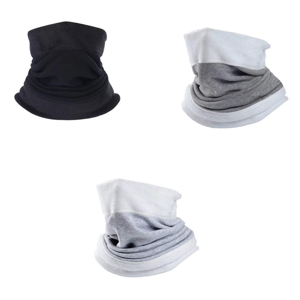

Winter Fleece Balaclava Motorcycle Half Face Mask Moto Neck Scarf Biker Riding Warm Ski Tubing Shield Bandana Headband Windproof