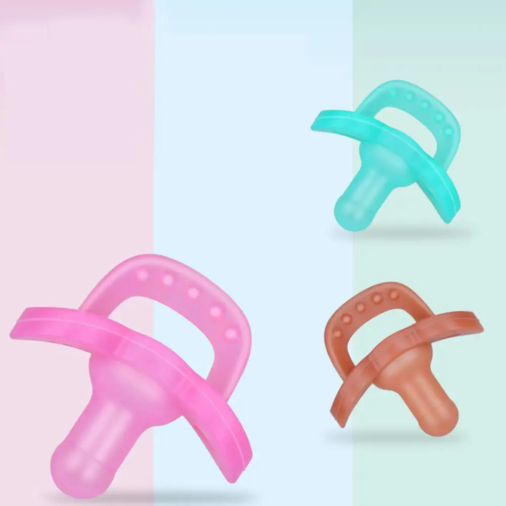 

Hot Sale Pacifier Food Grade Silicone Silica Gel Simulation Comfort Type Comfort Pacifier For Baby More Than 3 Months