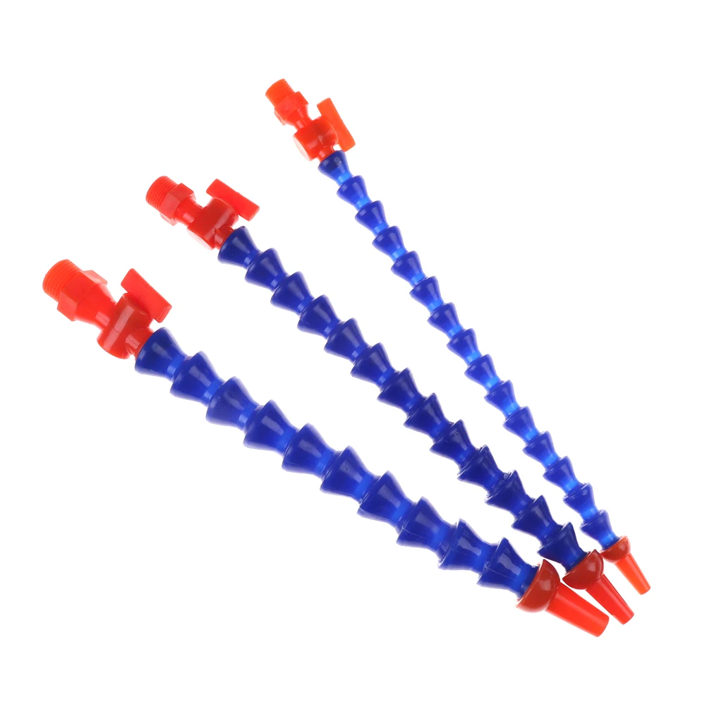 

Blue Round Nozzle Light Machine Bamboo Oil Coolant Pipes 300mm Water Cooling Flexible Oil Coolant Hoses Plastic 1/4'' 3/8" 1/2"