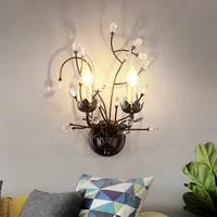 Rustic Wall Lamp Vintage 2-Light Metal Sconce for Home Wall Decor Lamps Living Room Bedroom Interior Lighting Indoor Wall Light