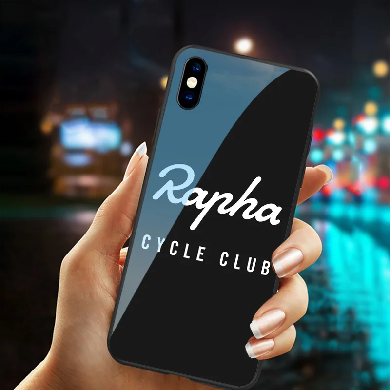 Чехол для телефона из закаленного стекла Team Sky и Rapha iphone 12 X XR XS MAX 11 pro 7 6 6S 8 plus samsung s8