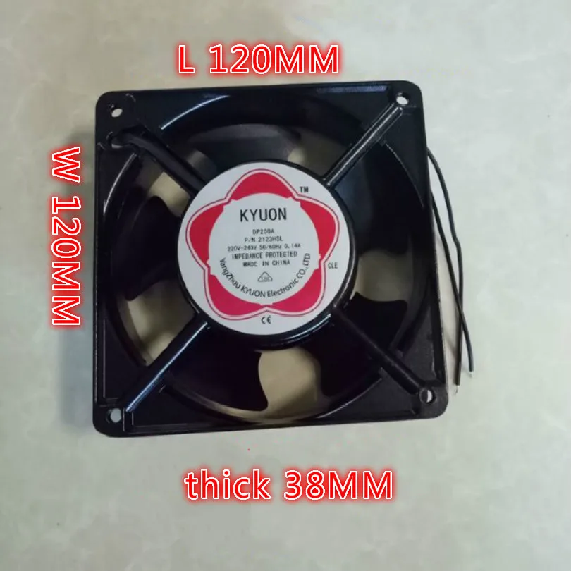 

220 В 120*120*38 мм проволочный edm детали для станка для резки проволоки контрольный шкаф охлаждающий вентилятор проволочный режущий вентилятор р...