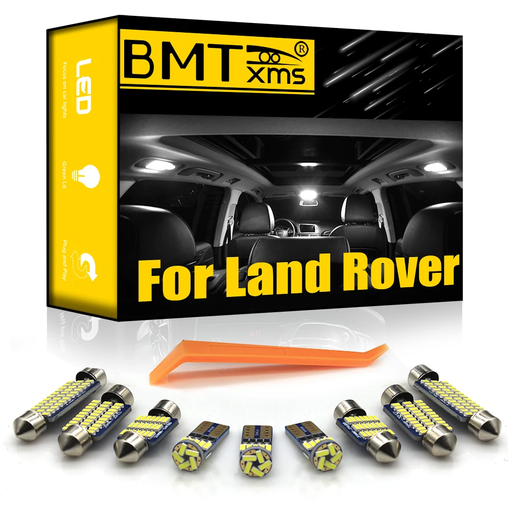 

BMTxms Canbus LED Interior Lamp For Land Rover Range Rover Sport L320 Evoque P38 L322 Freelander 1 2 Discovery 2 3 4 LR2 LR3 LR4