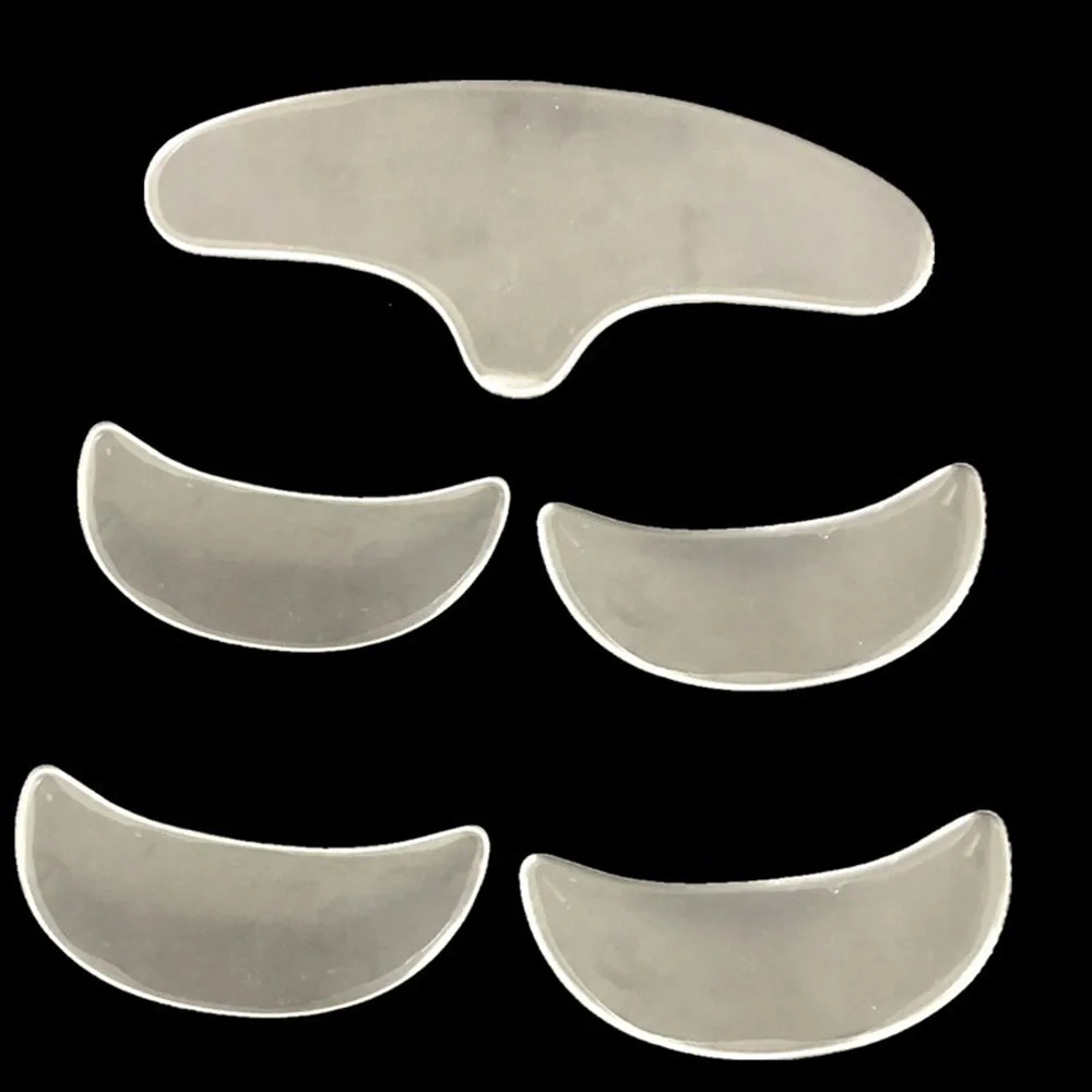 5 шт. силиконовых кейсов для кожи вокруг глаз против морщин многоразовый уход за