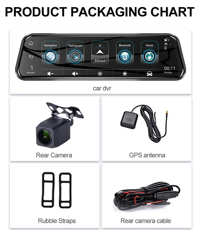 4G Android 5,1 Автомобильное Зеркало ADAS Dash камера 1080P рекордер зеркало заднего вида камера wifi Автомобильный видеорегистратор со специальным кронштейном H58