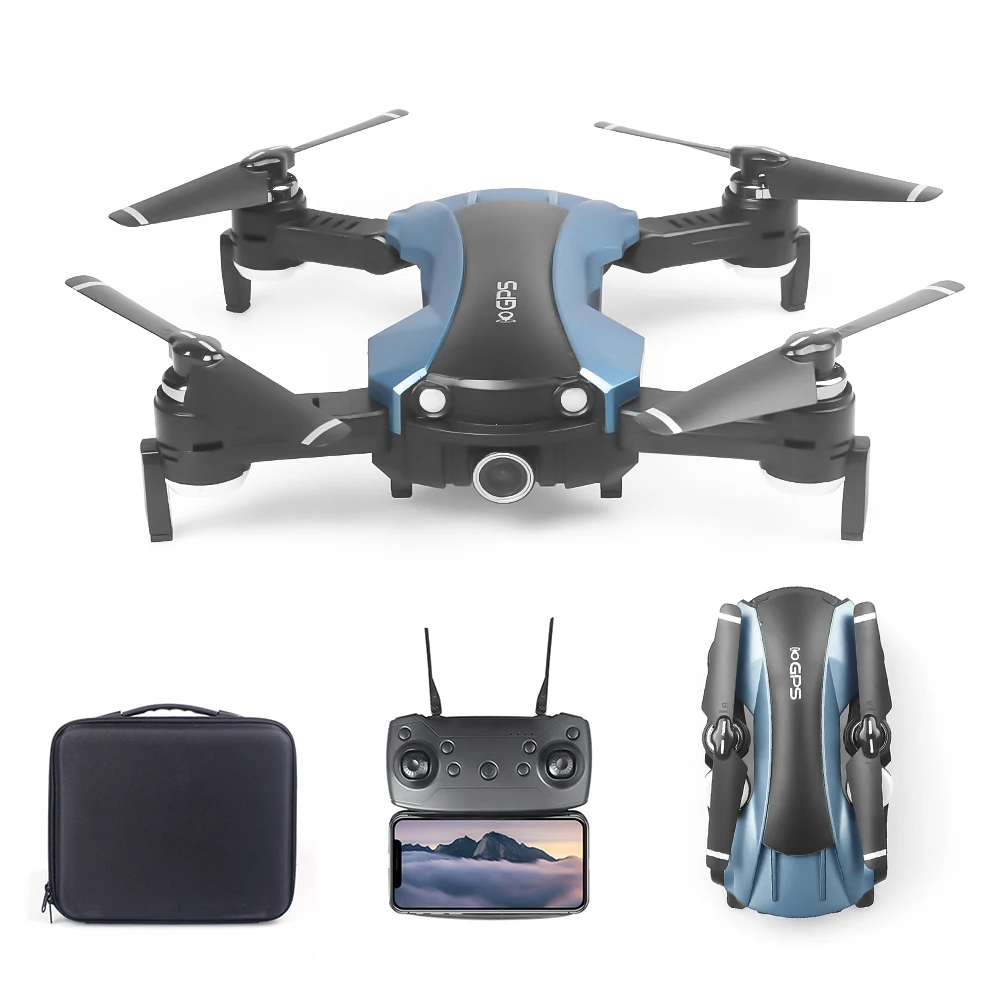 6 5G GPS Радиоуправляемый Дрон с камерой 2K Wi-Fi FPV складной квадрокоптер Follow Me Altitude Hold