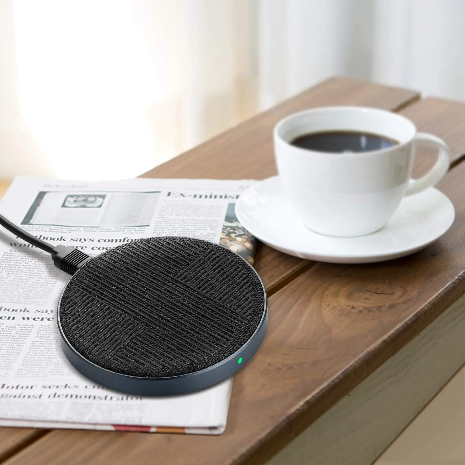 10 Вт Быстрое беспроводное зарядное устройство Qi Сертифицированный беспроводной