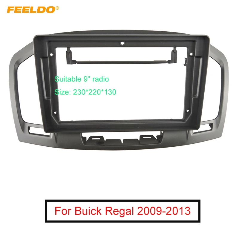 Автомобильная аудиопанель FEELDO 2Din лицевая панель рамка для Buick Regal 09-13 большой